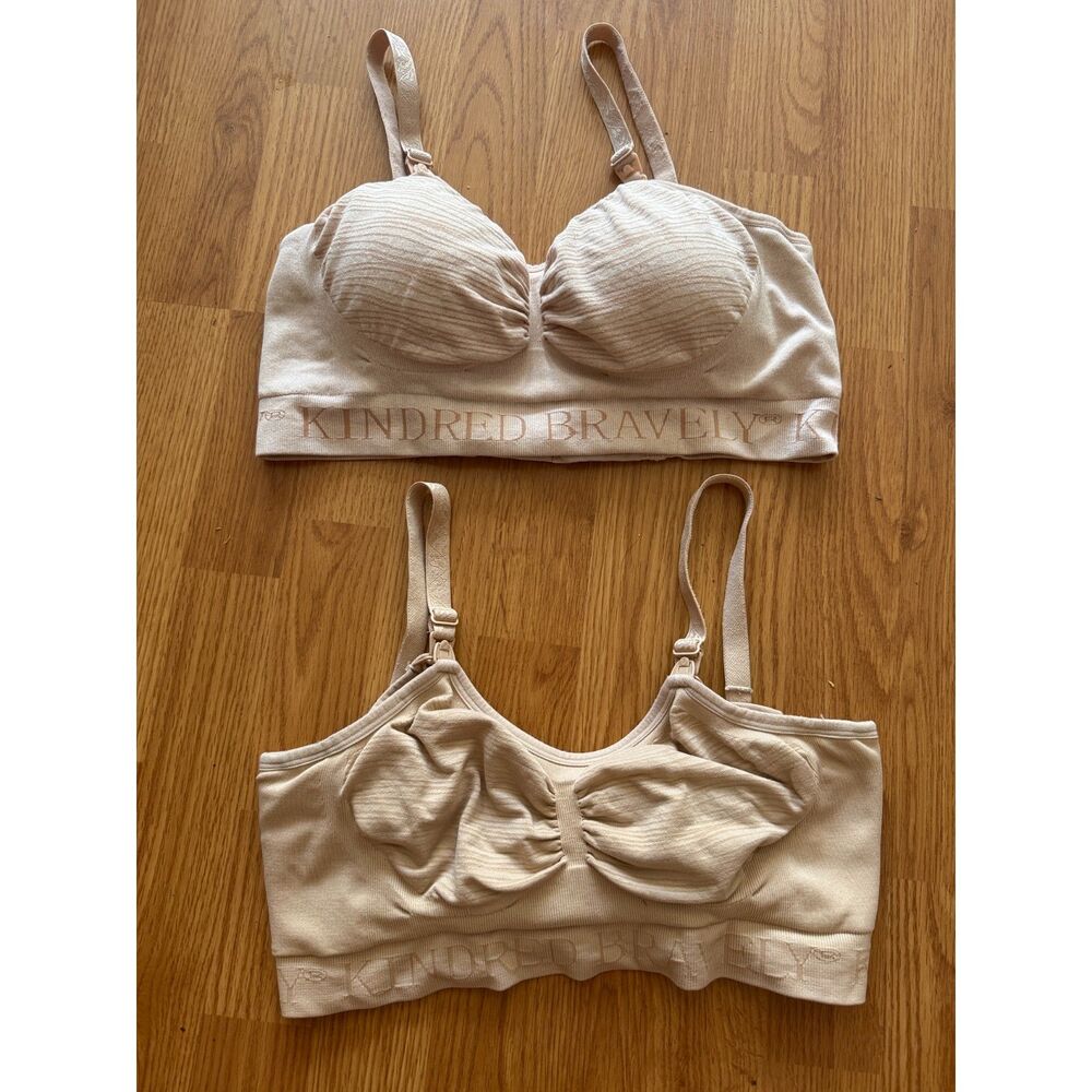Kindred Bravely Sublime Hands-Free Pumping & Nursing Bra Bundle Size Medium
